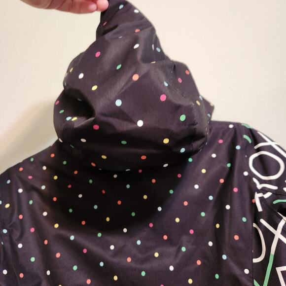 Roxy Girls Black Winter Snow Boarding Coat Size 12 - Picture 8 of 11